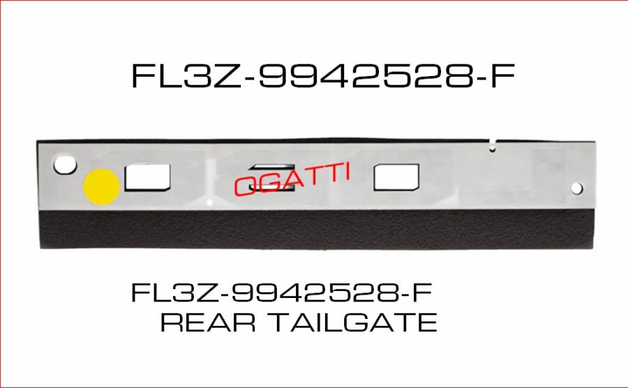Brand New OEM NAME PLATE FL3Z-9942528-F |9942528| - Imagen 2