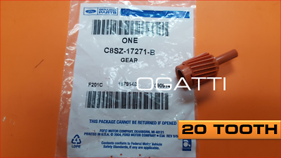 BRAND NEW FORD OEM TRANSMISSION SPEEDOMETER DRIVEN GEAR  20 TOOTH Color ORANGE  C8SZ-17271-B