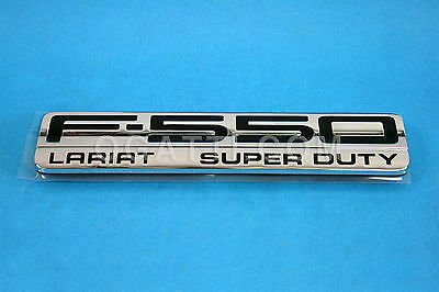 BRAND NEW OEM F550 LARIAT SUPERDUTY EMBLEM 2004-2008 RH OR LH 5C3Z-16720-BB